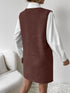'Xylia' Sleeveless V Neck Sweater Dress - Celes Fashion